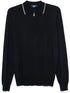 fine-knit polo shirt